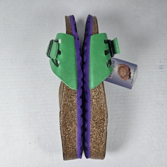 Birkenstock Molina Birk-flor Graceful Green Slide Sandal Size EU 35 Nar W4 or Y2 - Picture 8 of 10